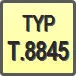 Piktogram - Typ: T.8845